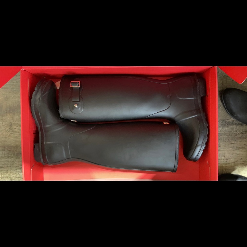 Hunter Original Matte Tall Boots (w/ two pairs of boot socks)